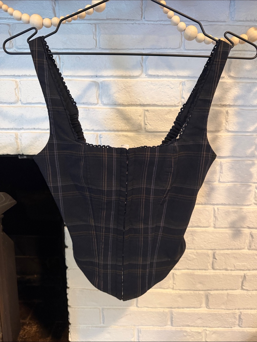 Garage Hook & Eye Bustier Tank | Size XS